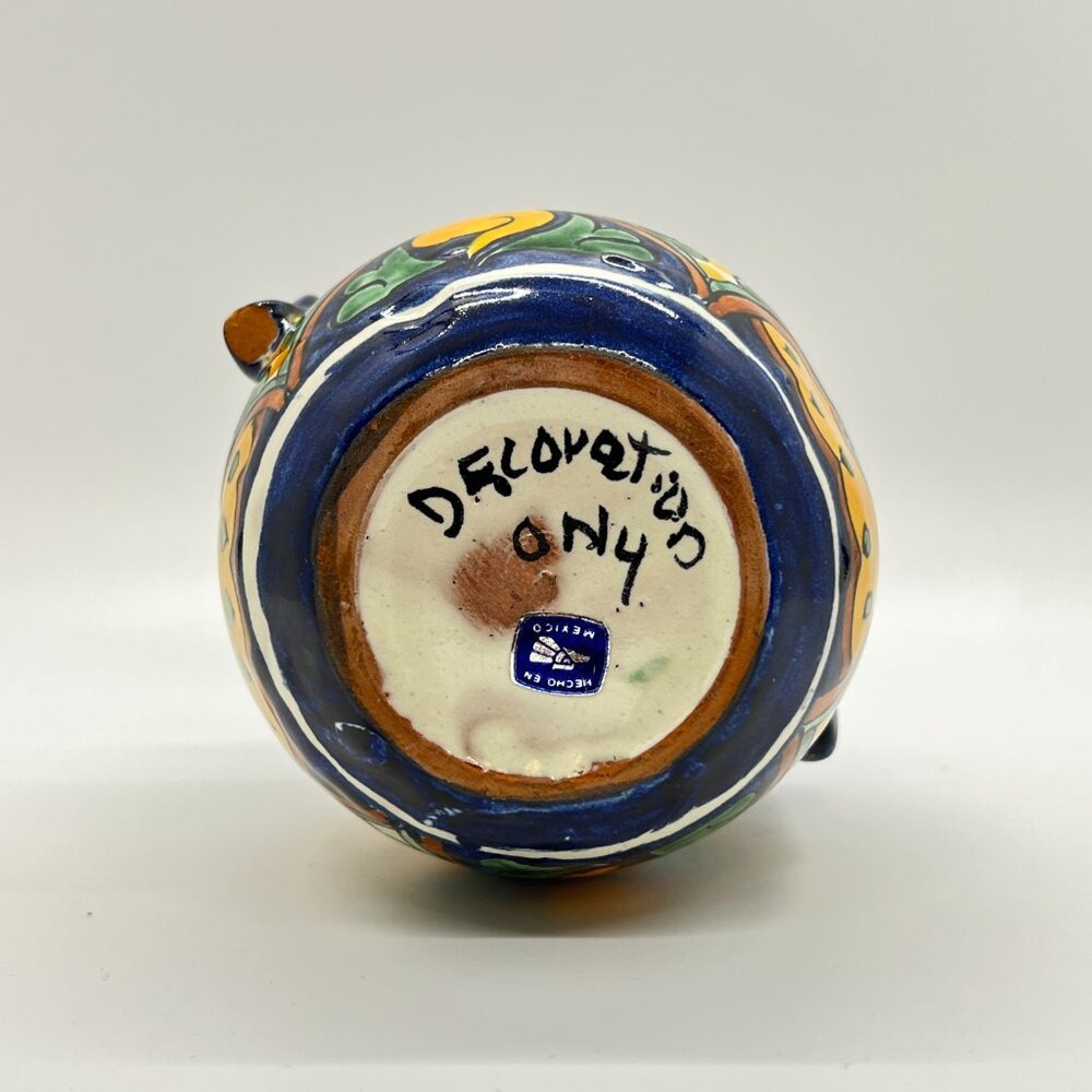 Talavera Ginger Jar Pottery - 5 1/2" x 3 1/2" - Picture 7 of 9